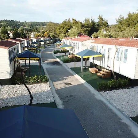 Happy Camp Mobile Homes In Castello Camping & Summer Resort Neos Marmaras Exterior photo